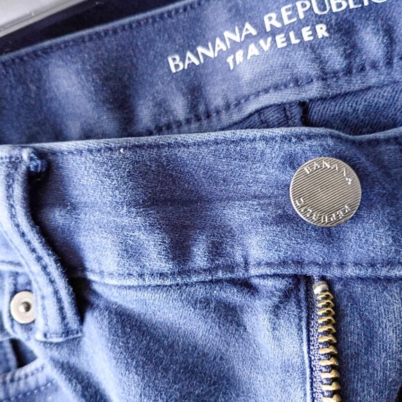 Banana Republic Men's Traveler Jeans Tapered Fit Stretch Denim Pants | Sz 33x32 - Picture 7 of 7